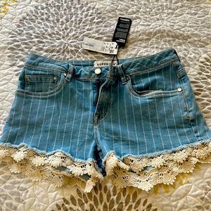 Super dry shorts size 30